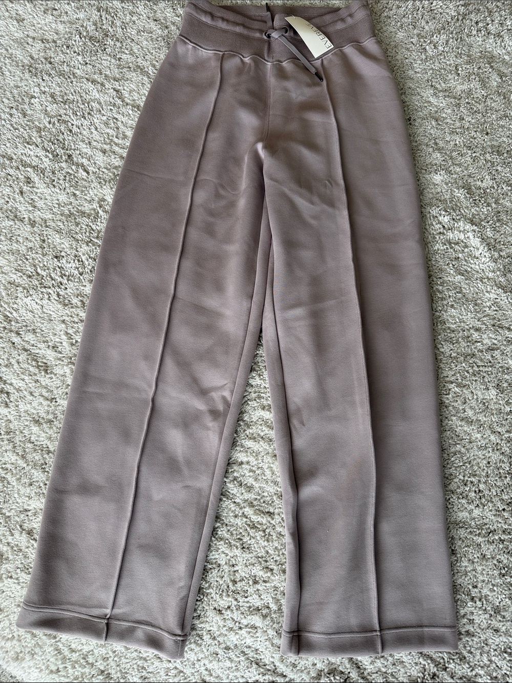 SPANX Wide Leg Pants in Taupe